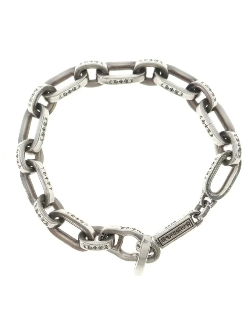 Chrome Hearts Paper Chain Bracelet Silver